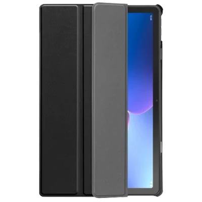 Abbildung von Just in Case Smart Tri Fold Pu Leder Book Hülle Schwarz Lenovo Tab M10 Plus
