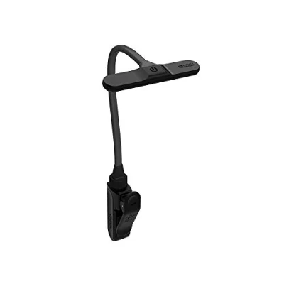 Abbildung von Mighty Bright Das Original BrightFlex wiederaufladbare Notenständerleuchte &amp; Akkubank, Dual Use Orchester Licht, Vielseitigkeit mit Auftritten Reisen, 90 Lumen, optisches Objektiv, dimmbar, 3 Stufen
