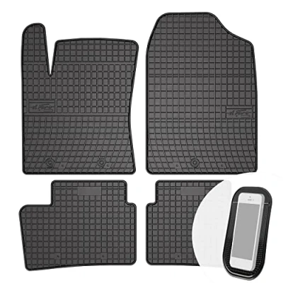 Abbildung von Gummimatten Auto Fußmatten Gummi Automatten Passgenau 4 teilig Set passend für Hyundai i10 II 2013 2018