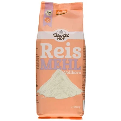 Abbildung von Bauckhof Reismehl Vollkorn Demeter, 6er Pack (6 x 500 g)