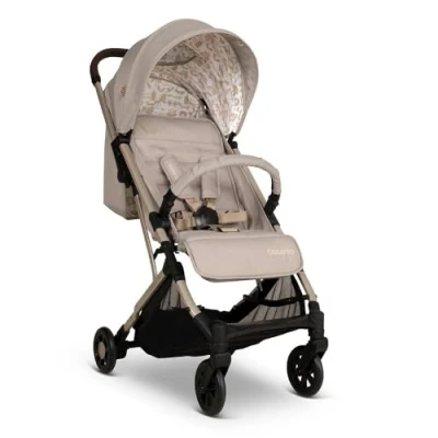 Abbildung von COSATTO Yo! Reisekinderwagen leicht, kompakt, klappbar von Geburt an bis 25 kg flugzeugtauglich, einfaches Zusammenklappen mit einer Hand, großer 8 Einkaufskorb Regenschutz (Whisper)