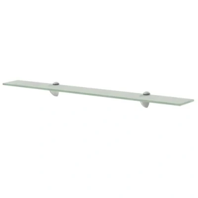 Abbildung von vidaXL Wand Regal Glasregal Glasboden Glasablage Badregal Mattiert 80x20 cm 8 mm