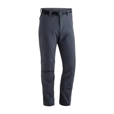 Abbildung von Maier Sports Oberjoch Therm, Warme Herren Wanderhose, Wasserabweisende Outdoorhose für Trekking und Hiking, PFC frei, mTHERM light Wattierung, mSTRETCH Pro 4 &amp; Dryprotec, Grau, 62 (W46/47/L33)