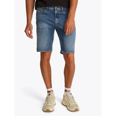 Abbildung von Tommy Jeans Scanton Shorts, Herren, Größe: 32, Denim medium