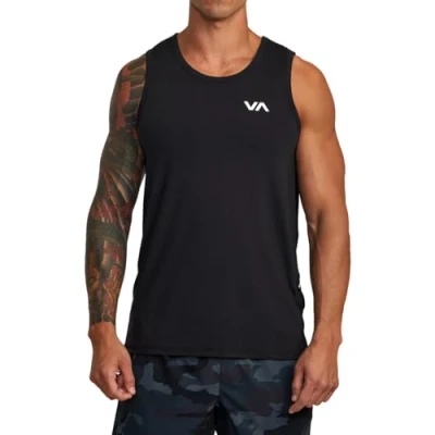 Abbildung von RVCA VENT Top, Herren, Größe: Large, Black