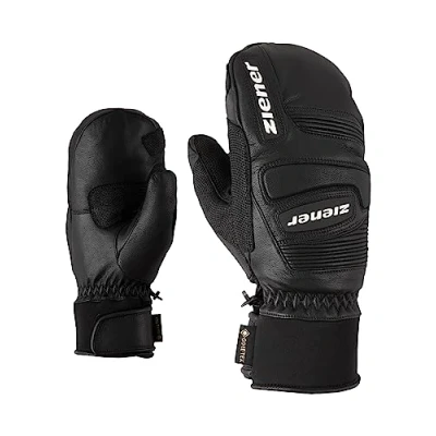 Abbildung von Ziener Erwachsene Ski fäustling/Wintersport, Wasserdicht, Atmungsaktiv, Gore tex, Primaloft, Leder, Rennlauf GUARDI GTX + Plus warm PR Mitten, Black, 11, 801062