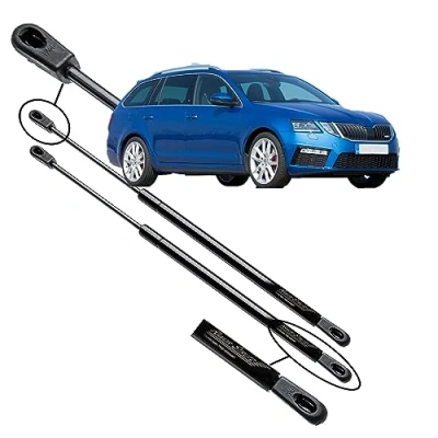 Abbildung von Ramor Strutz 2x Gasfeder Dämpfer Heckklappe Kompatibel mit Skoda Octavia 3 Combi 2012 2020. Gasdruckfeder Heckklappendämpfer Ersatz für 5E9827550C und Andere.