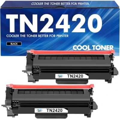 Abbildung von Cool Toner TN2420 TN 2420 Kompatibel für Brother MFC L2710DW 2410 TN2410 HL L2350DW L2710DN L2310D DCP L2530DW L2750DW L2510D L2375DW (Schwarz 2er Pack)