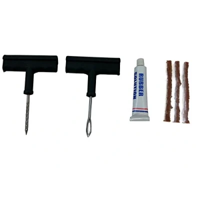 Abbildung von 6 tlg. Reifenreparatur Set Reparaturset Pannenset Reifen Reparaturstreifen