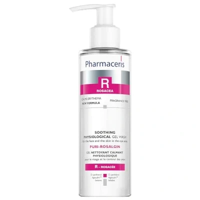 Abbildung von Pharmaceris R Puri Rosalgin, Augen und Gesichtsreiniger, Gesichtswaschgel für Rosacea Haut, Physiologisches Gel, Reiniger Empfindliche Allergische D Panthenol 190 ml