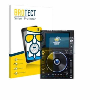 Abbildung von BROTECT Entspiegelungs Schutzglas für Denon DJ SC6000 Prime Schutz Folie Panzerfolie Glas Matt [Extrem Kratzfest 9H, Anti Reflex, Fingerprint]