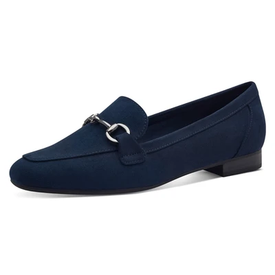 Abbildung von Marco Tozzi Slipper, Damen, Größe: 38, Navy Textil