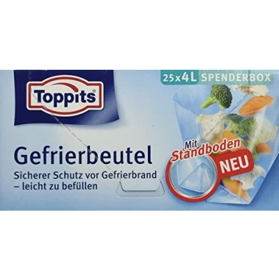 Abbildung von Toppits Gefrierbeutel Gefrier Beutel 4l NP