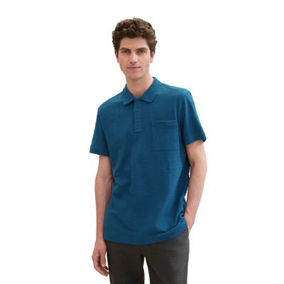 Abbildung von TOM TAILOR Poloshirt, mit Struktur