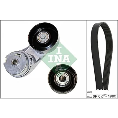 Abbildung von INA 529 0331 10 Keilrippenriemensatz Generatorfreilauf prüfen und ggf. erneuern OPEL: Insignia A Sports Tourer, Limousine