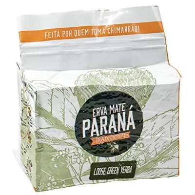 Abbildung von Yerba Mate Tee Parana Großer Schnitt 0.25 kg + Geschenk Probe (40g): Reich an Antioxidantien, Vitaminen, beschleunigt den Stoffwechsel, zuckerfrei Brasilien