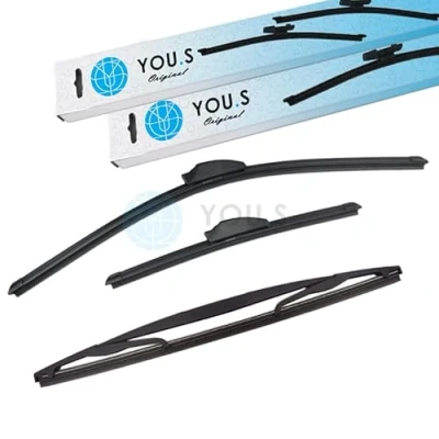 Abbildung von YOU.S SCHEIBENWISCHER SET VORNE + HINTEN 600 340 350 mm (3 Stück)