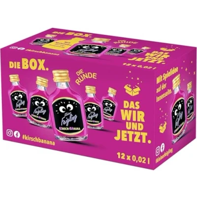 Abbildung von Kleiner Feigling Kirsch Banana 12 x 0,02l Marken Spirituose Premium Likör