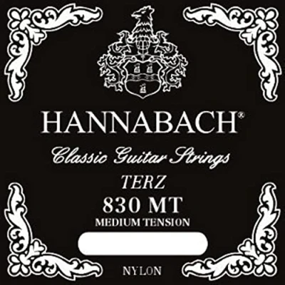 Abbildung von Hannabach Klassikgitarren Saiten für Terz Gitarre Satz 6 saitig Mensur 560mm 830MT560