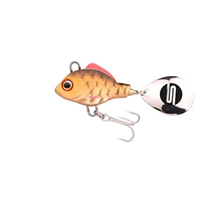 Abbildung von SPRO ASP Spinner UV Searchbait mit original Gamakatsu Haken zum Angeln auf Raubfisch, Spinnangeln, Gewicht:5g, Farbe:Rudd