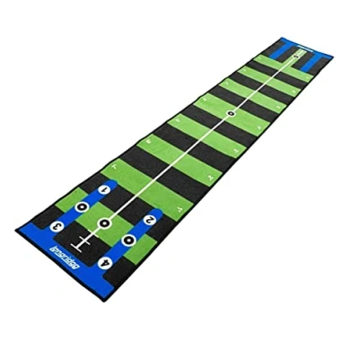 Abbildung von Longridge Golf Pro Puttingmatte 4 m, Grün/Schwarz