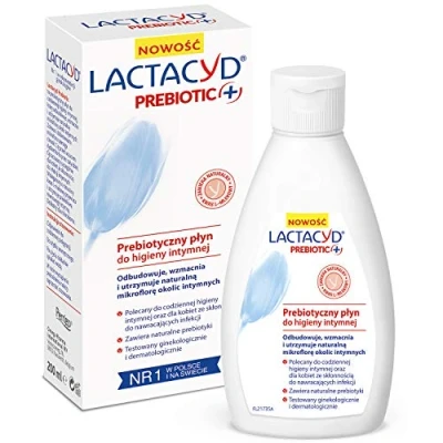 Abbildung von Lactacyd Prebiotic + Präbiotische Intimhygiene Tagespflege für Frauen mit Anfälligkeit zur Wiederaufkehrung 200 ML