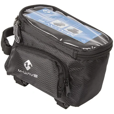 Abbildung von M Wave Rotterdam TOP SB Oberrohrtasche für Smartphone, schwarz/grau, XXL