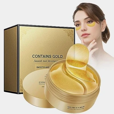 Abbildung von 60Pcs Augenpads, Augenpads Gegen Augenringe, Kollagen Augenringe Entfernen, Anti Aging Augen Pads Mit Kühlend Feuchtigkeit