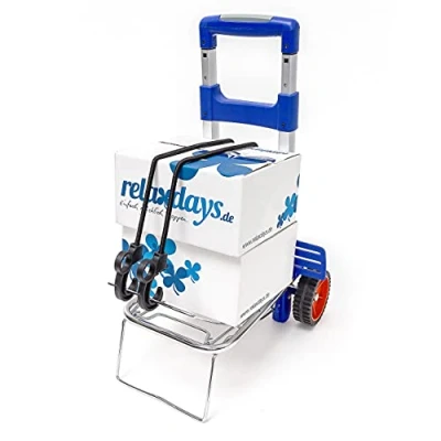 Abbildung von relaxdays Einkaufstrolley Transport Trolley klappbar für 30 kg