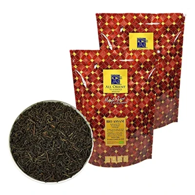 Abbildung von All Orient BIO Assam 1000g Schwarzer Tee lose FTGFOP Blatt Second Flush Naturbelassen Ohne Zusatz von Aromen