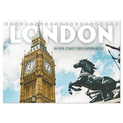 Abbildung von London In der Stadt Superlative. (Tischkalender 2025 DIN A5 quer), CALVENDO Monatskalender