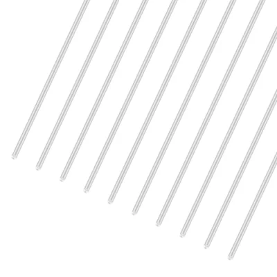 Abbildung von LAVMHAB 6063 Aluminium Rundstab 2mm x 200mm, solide runde Schäfte Stäbe für DIY Bastelmodelle (10 Stück)