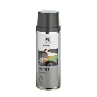 Abbildung von Normfest Lackspray MB 7354 argentitgrau seidenglatt 400 ml