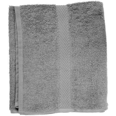 Abbildung von Fripac Medis Frottee Handtuch, energiesparend, Grau, 30 x 90 cm