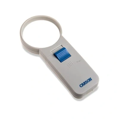 Abbildung von Carson Illuminated Handheld 5x Lupe mit LED und asphärischer 2,5&quot; Linse (SV 50)