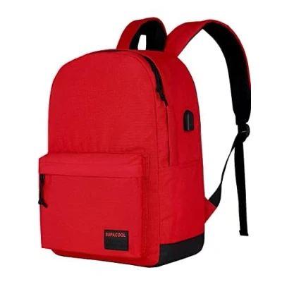 Abbildung von SUPACOOL Leichter Casual Laptop Rucksack mit Fach 15,6 Zoll für Männer und Frauen, College