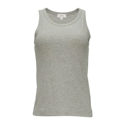 Abbildung von s.Oliver Shirttop Elastisches Top mit Rippstruktur Paspel