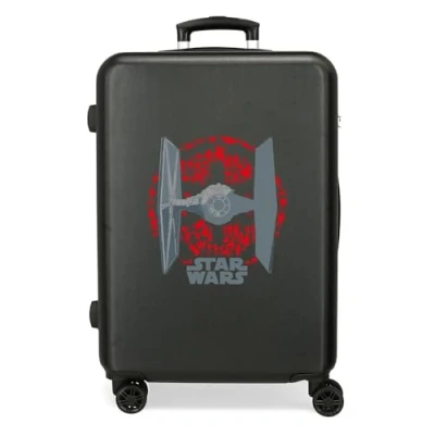 Abbildung von Star wars Tie Fighter Maleta Mediana Negro 48x70x26 cms Rígida ABS Cierre TSA Integrado 81L 3,98 kgs 4 Ruedas Dobles