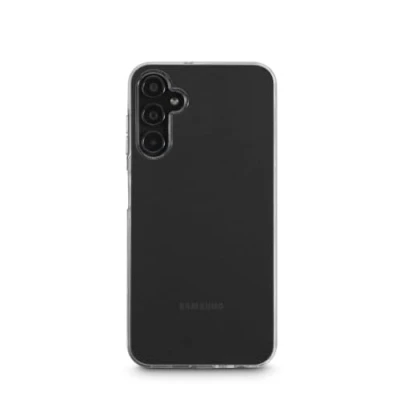Abbildung von Hama Hülle für Galaxy A25 5G (Handyhülle, Schutzhülle Rückseite, Case, kratzfest, extra Schutz Kamera und Display, transparent, slim, dünn) durchsichtig