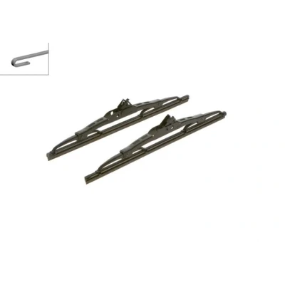 Abbildung von Scheibenwischer Bosch Twin 3 397 118 801 vorne Standard SUZUKI: Samurai SUV, SJ 413 Geländewagen offen, 410 SUV Cabrio, RENAULT: 4 Kombi