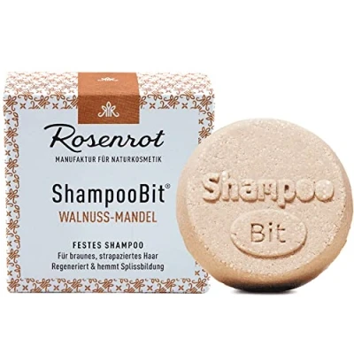 Abbildung von Rosenrot Festes ShampooBit®, Walnuss Mandel, 60g