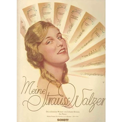 Abbildung von Meine Strauß Walzer: Die schönsten Walzer von Johann Strauß. Klavier 4 händig.