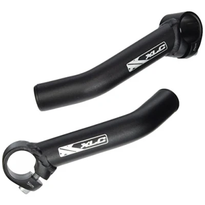 Abbildung von XLC Unisex Erwachsene Zubehör Bar Ends gebogen BE A01, Schwarz, One Size