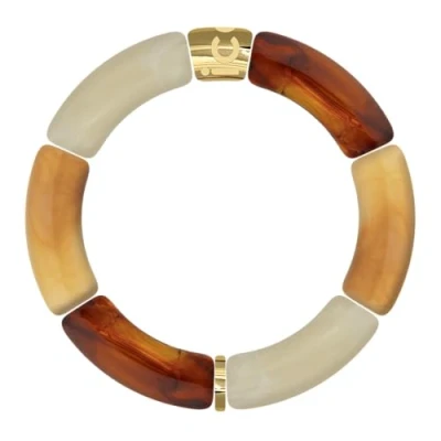 Abbildung von ICE Jewellery Bella Armband Warm Brown Orange Fashion Braun Gold Damen, Einheitsgröße, Acryl, Acryl