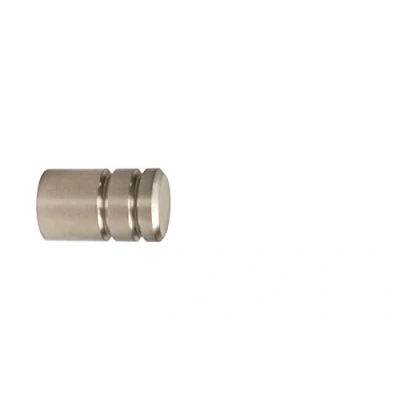 Abbildung von iso design Edelstahl Endstück Patrone für 12 mm Gardinenstangen Set 2