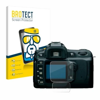 Abbildung von BROTECT Schutzglas für Nikon D50 Schutzfolie Panzer Folie Glas [Extrem Kratzfest 9H, Anti Fingerprint, Ultra Transparent]