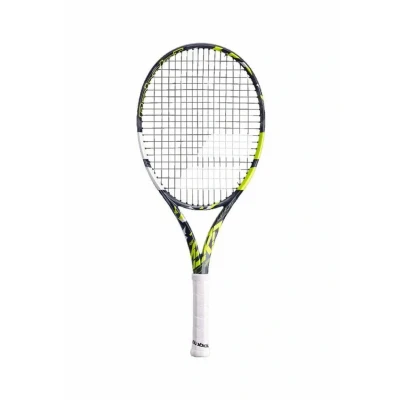 Abbildung von Babolat, Tennisschläger Modell Pure Aero Junior 26 Gen8, Größe 660 mm, Farbe Grau Gelb Weiß, Griffgröße 00, Entwickelt für Wettkampfspieler, Optimiert Power und Spin