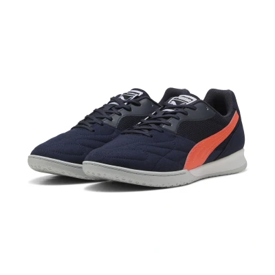 Abbildung von Puma KING TOP IT Fußballschuhe Unisex Navy/Glowing Red/Silver Mist Größe: 47.5