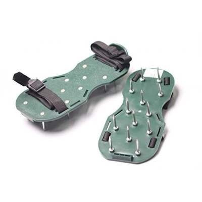 Abbildung von Gravidus Rasenlüfter Rasenbelüfter Sandalen Schuhe Vertikutierer Nagelschuhe