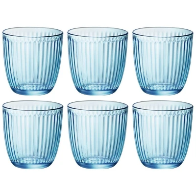 Abbildung von Bormioli Rocco Wassergläser Line Blau 290 ml 6 Stücke